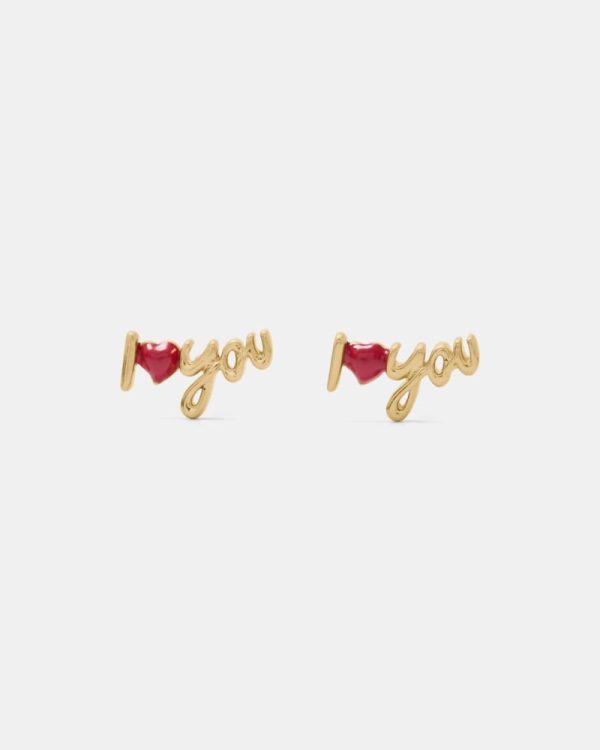 Kate Spade Outlet I Love You Studs - Preorder
