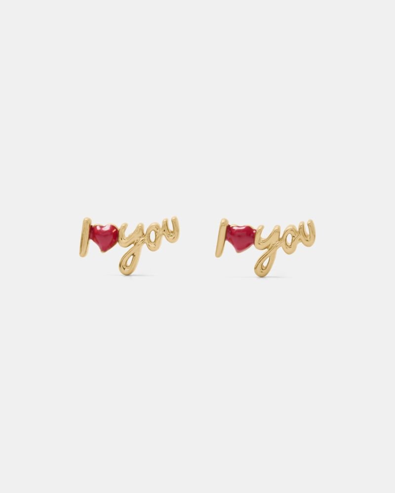 Kate Spade Outlet I Love You Studs - Preorder