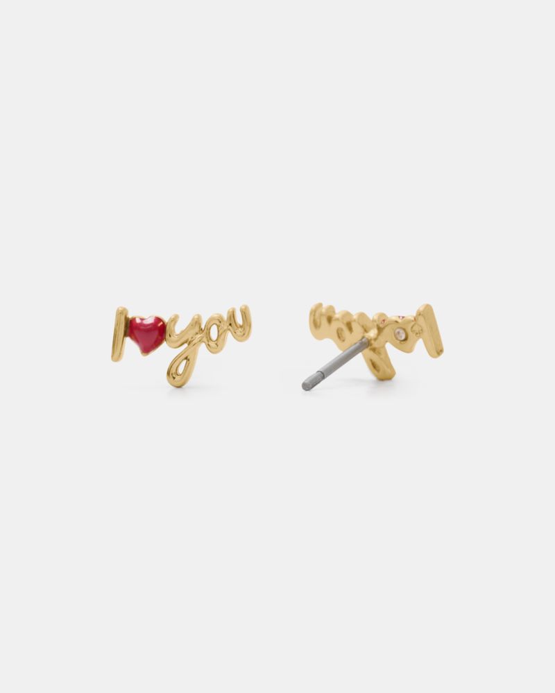 Kate Spade Outlet I Love You Studs - Preorder