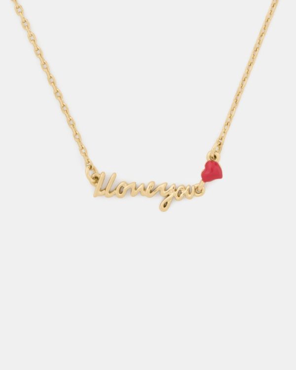 Kate Spade Outlet I Love You Pendant - Preorder