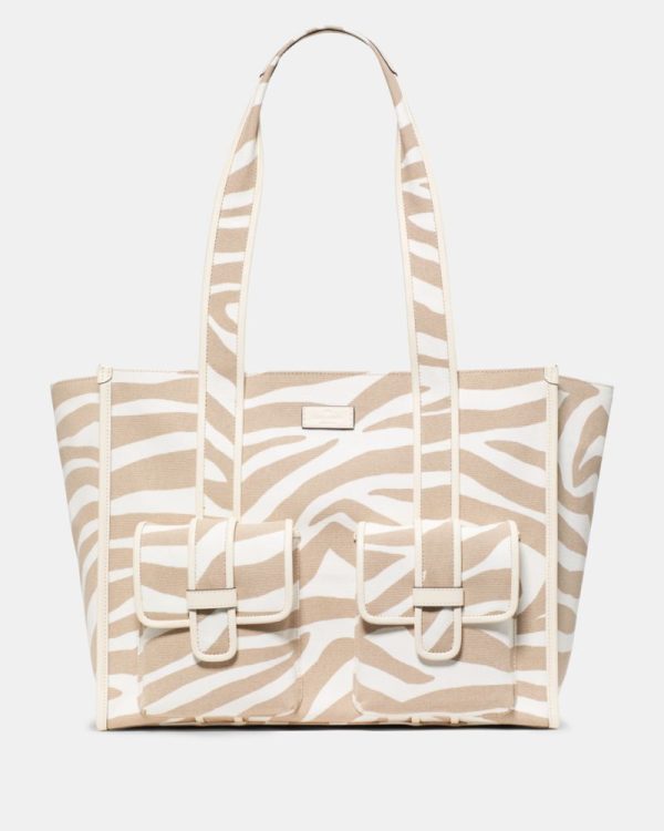 Kate Spade Outlet Kip Zebra Cargo Large Tote Bag - Preorder