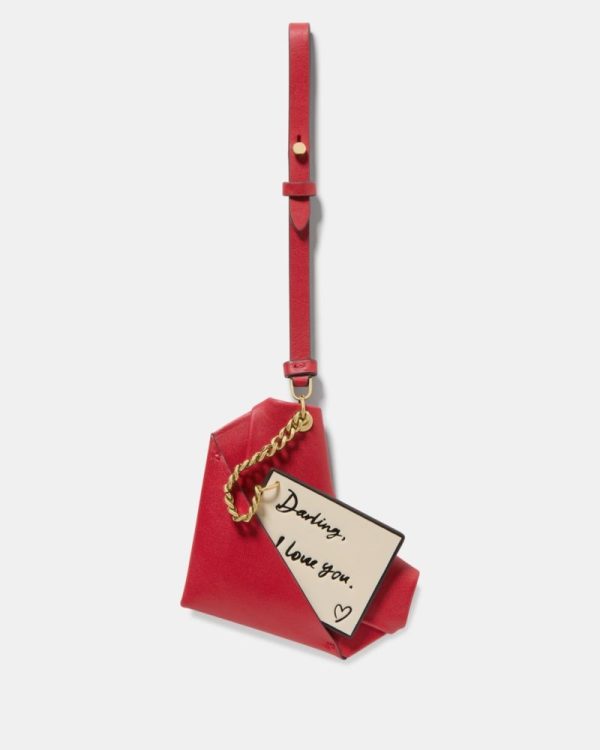 Kate Spade Outlet Yours Truly Origami Heart Bag Charm - Preorder