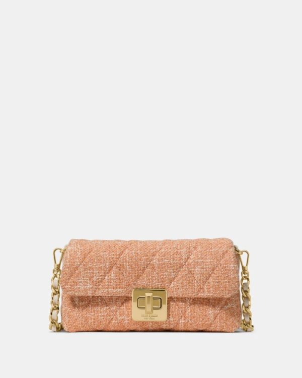 Kate Spade Outlet Carey Tweed Wallet On Chain - Preorder