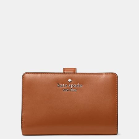 Kate Spade Outlet Medium Bifold Wallet - Preorder — Warm Gingerbread