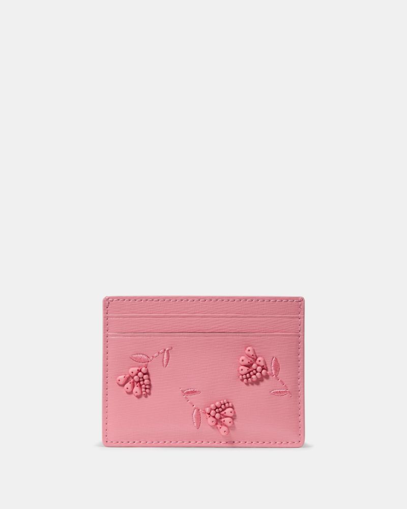 Kate Spade Outlet Floral Small Slim Card Holder - Preorder