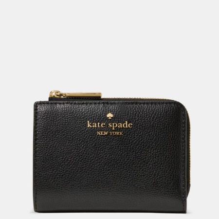 Kate Spade Outlet Small L-zip Wallet - Preorder — Black