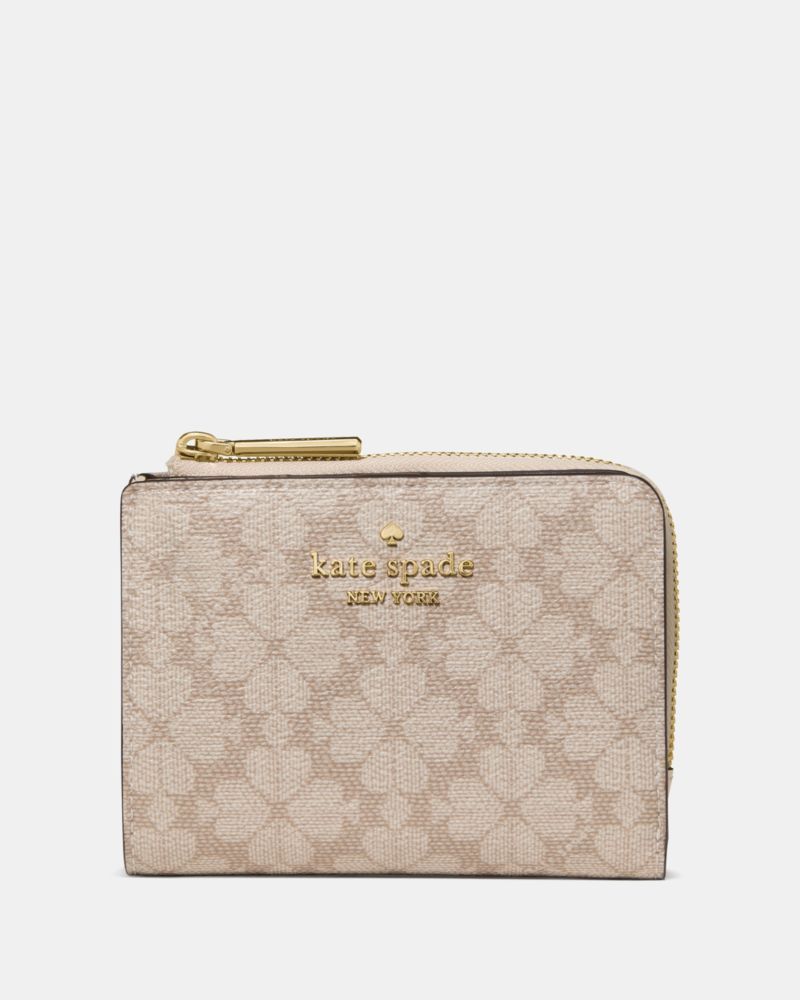 Kate Spade Outlet Spade Flower Small L-zip Wallet - Preorder