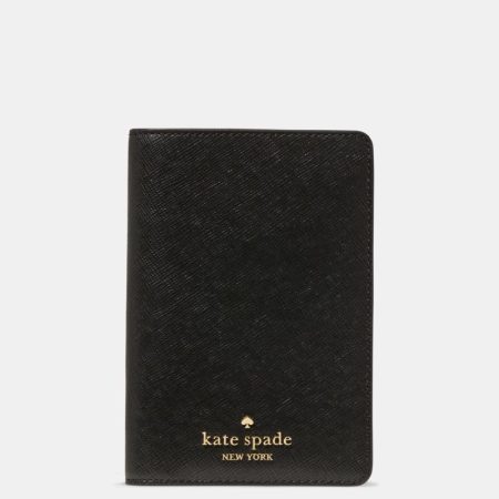 Kate Spade Outlet Passport Holder - Preorder — Black