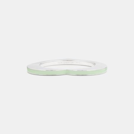 Kate Spade Outlet Geo Pop Heart Bangle - Preorder — Bosc Pear/Silver