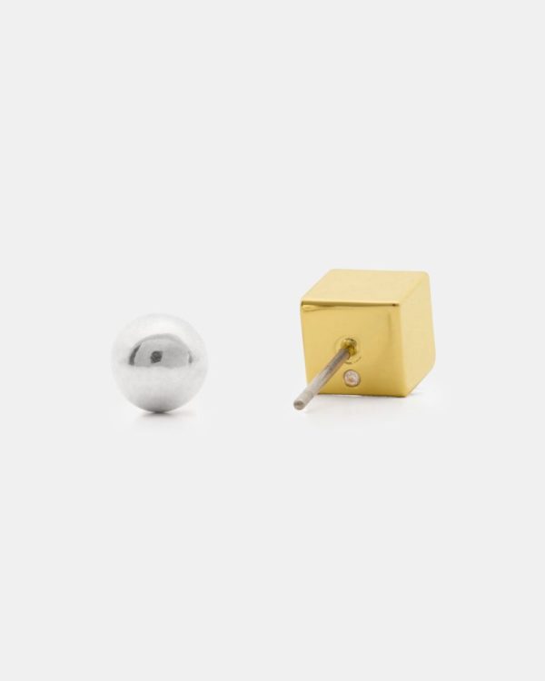 Kate Spade Outlet Geo Pop Asymmetrical Studs - Preorder