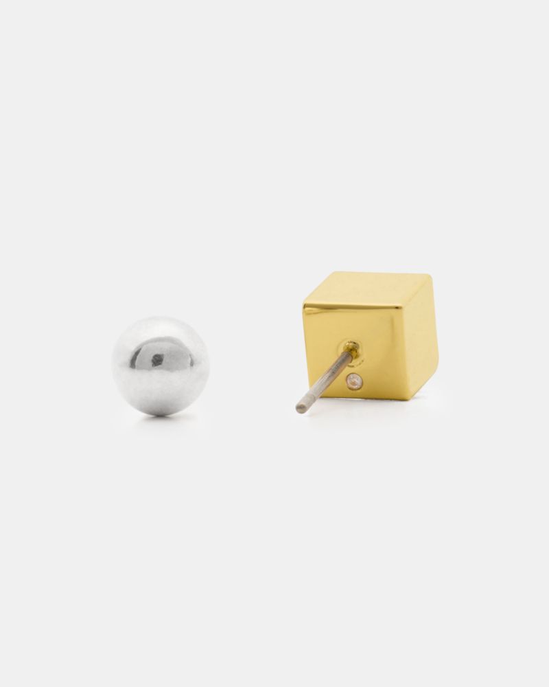 Kate Spade Outlet Geo Pop Asymmetrical Studs - Preorder