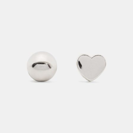 Kate Spade Outlet Geo Pop Front Back Studs - Preorder — Bosc Pear/Silver