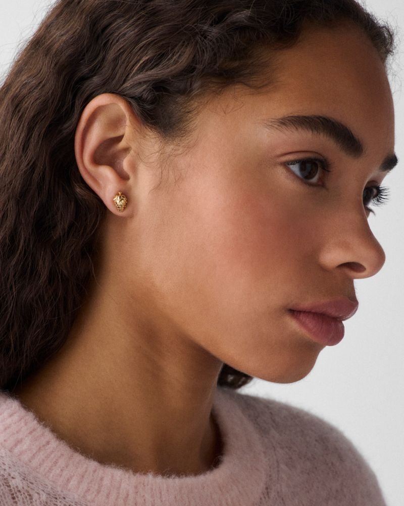 Kate Spade Outlet Secret Garden Strawberry Studs - Preorder