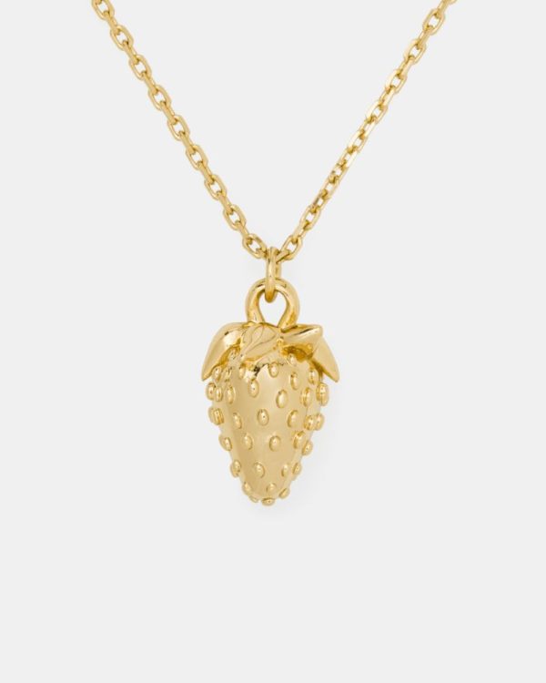 Kate Spade Outlet Secret Garden Strawberry Pendant - Preorder