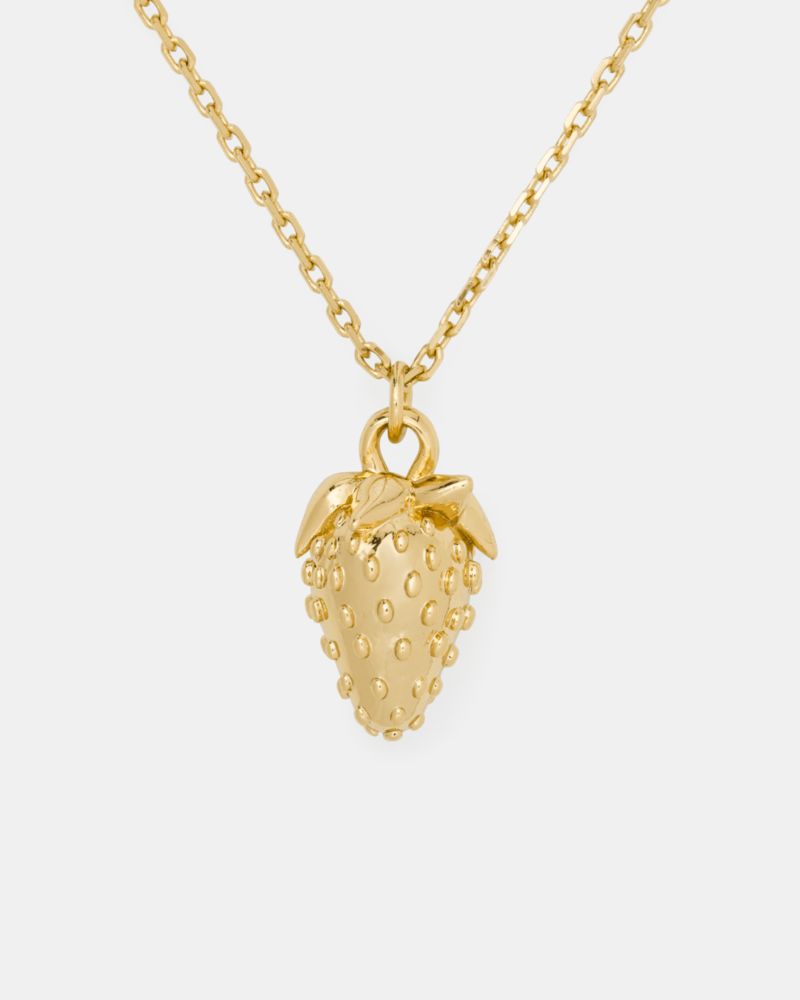 Kate Spade Outlet Secret Garden Strawberry Pendant - Preorder