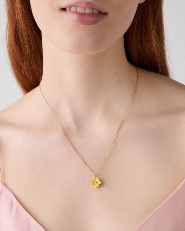 Kate Spade Outlet Golden Bloom Flower Pendant - Preorder