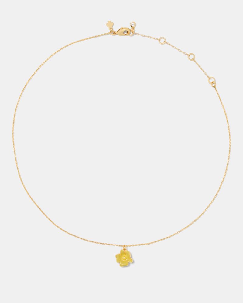 Kate Spade Outlet Golden Bloom Flower Pendant - Preorder