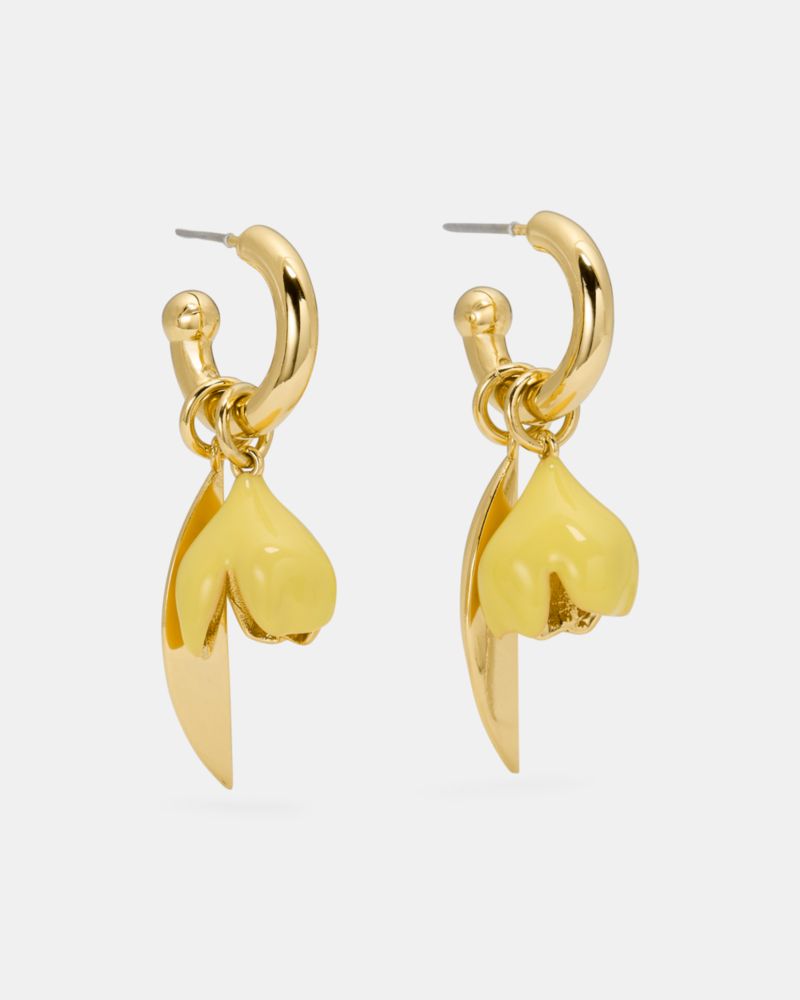 Kate Spade Outlet Golden Bloom Drop Earrings - Preorder