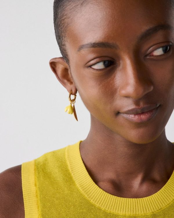 Kate Spade Outlet Golden Bloom Drop Earrings - Preorder
