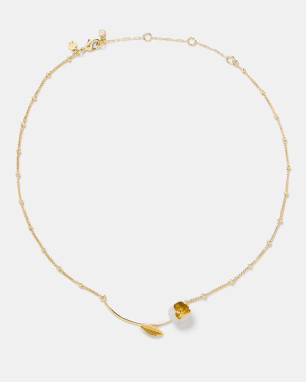 Kate Spade Outlet Golden Bloom Bar Pendant - Preorder