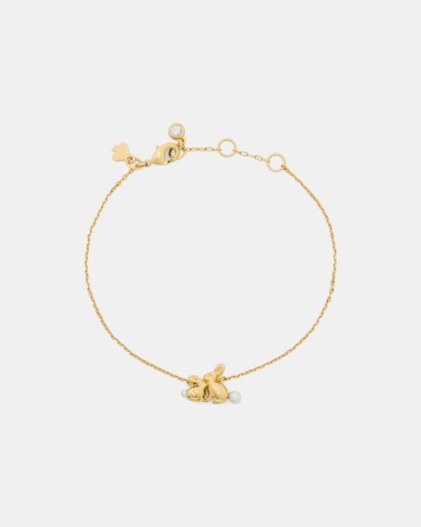 Kate Spade Outlet Love You, Mom Bunny Bracelet - Preorder