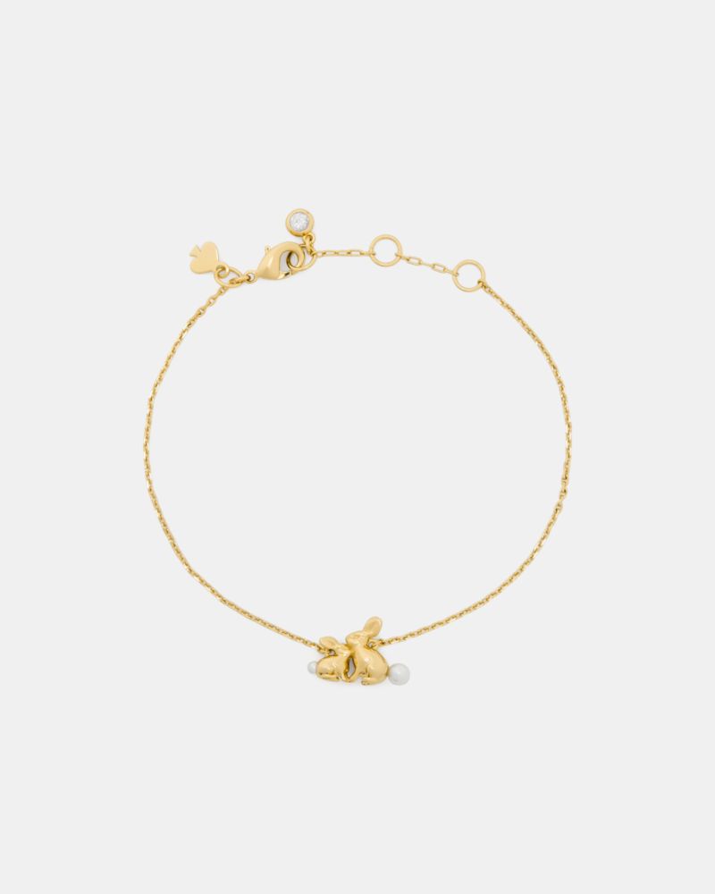 Kate Spade Outlet Love You, Mom Bunny Bracelet - Preorder