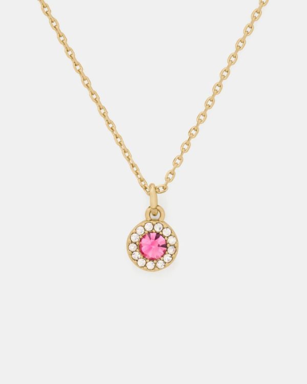 Kate Spade Outlet You're A Gem Pave Halo Pendant - Preorder