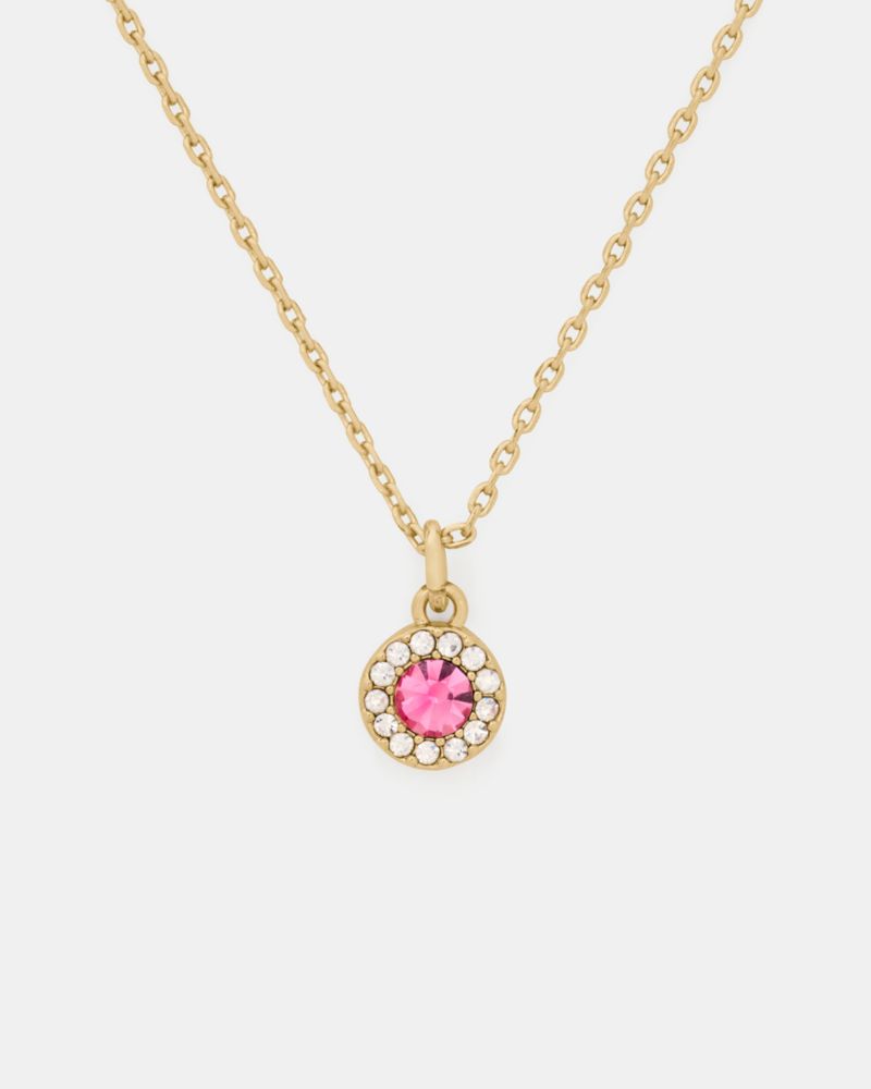 Kate Spade Outlet You're A Gem Pave Halo Pendant - Preorder