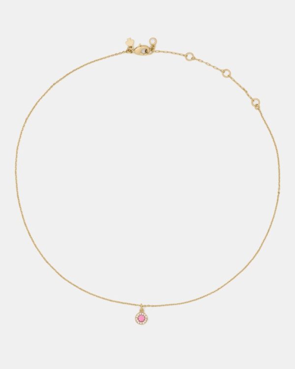 Kate Spade Outlet You're A Gem Pave Halo Pendant - Preorder