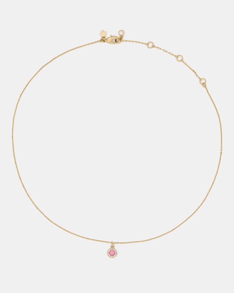 Kate Spade Outlet You're A Gem Pave Halo Pendant - Preorder
