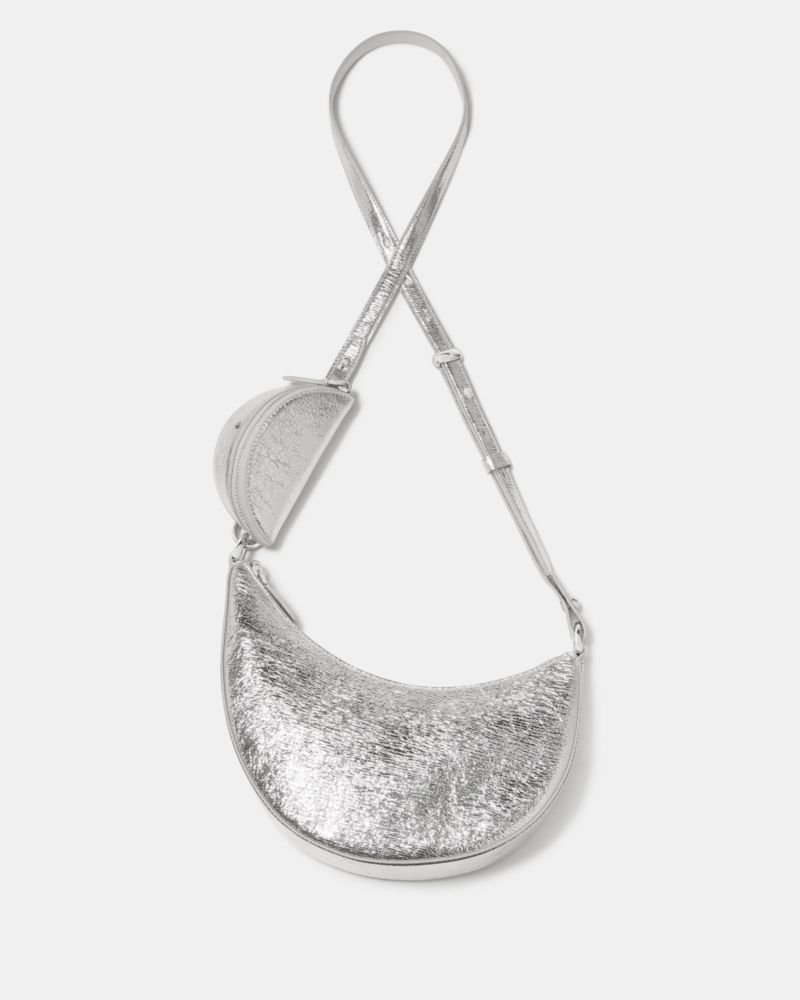 Kate Spade Outlet Duo Crinkle Metallic Leather Crossbody Bag - Preorder