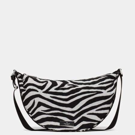 Kate Spade Outlet Carter Zebra Sling Crossbody Bag - Preorder — Black Multi
