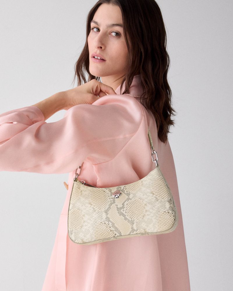 Kate Spade Outlet Kayla Snake Embossed Shoulder Bag - Preorder