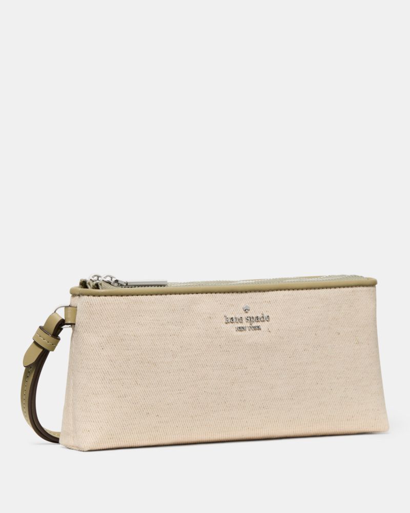 Kate Spade Outlet Wren Twill Wristlet - Preorder