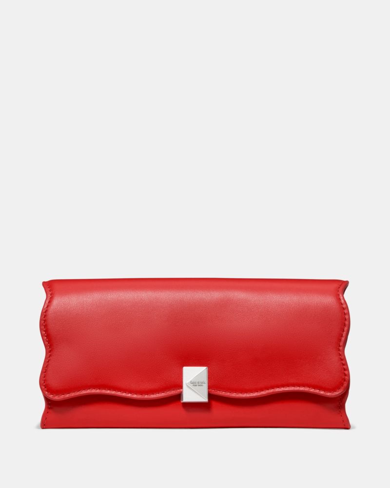 Kate Spade Outlet Deco Wavy Large Flap Wallet - Preorder
