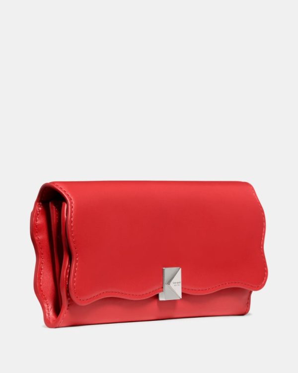Kate Spade Outlet Deco Wavy Large Flap Wallet - Preorder