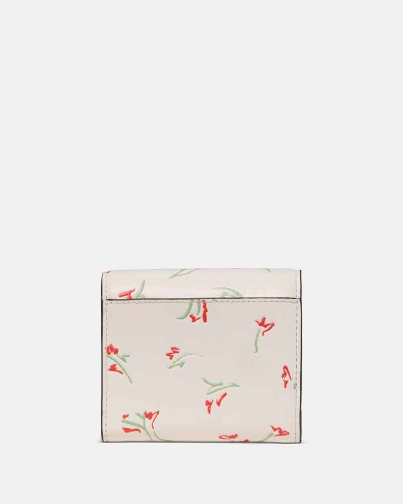 Kate Spade Outlet Deco Vibrant Buds Small Flap Wallet - Preorder