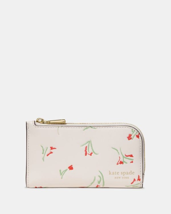 Kate Spade Outlet Devin Vibrant Buds Bifold Wallet - Preorder