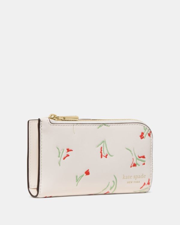Kate Spade Outlet Devin Vibrant Buds Bifold Wallet - Preorder