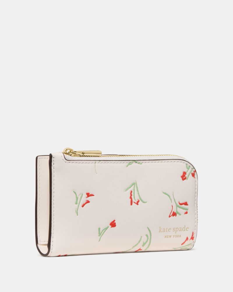 Kate Spade Outlet Devin Vibrant Buds Bifold Wallet - Preorder