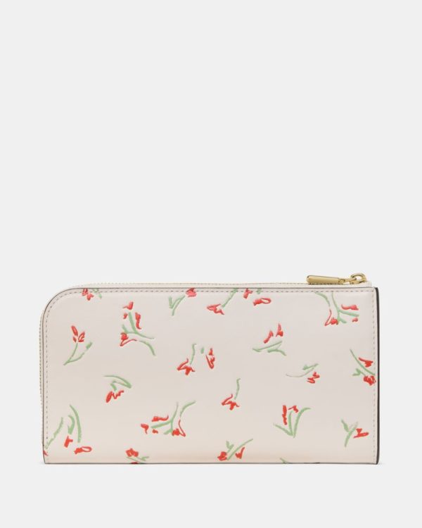 Kate Spade Outlet Devin Vibrant Buds Zip Around Continental Wallet - Preorder