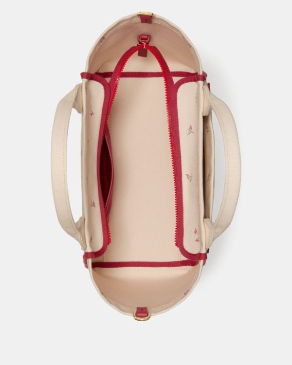 Kate Spade Outlet Dash Vibrant Buds Canvas Tote Bag - Preorder