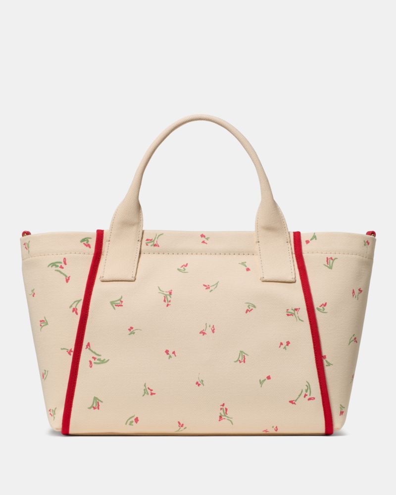 Kate Spade Outlet Dash Vibrant Buds Canvas Tote Bag - Preorder