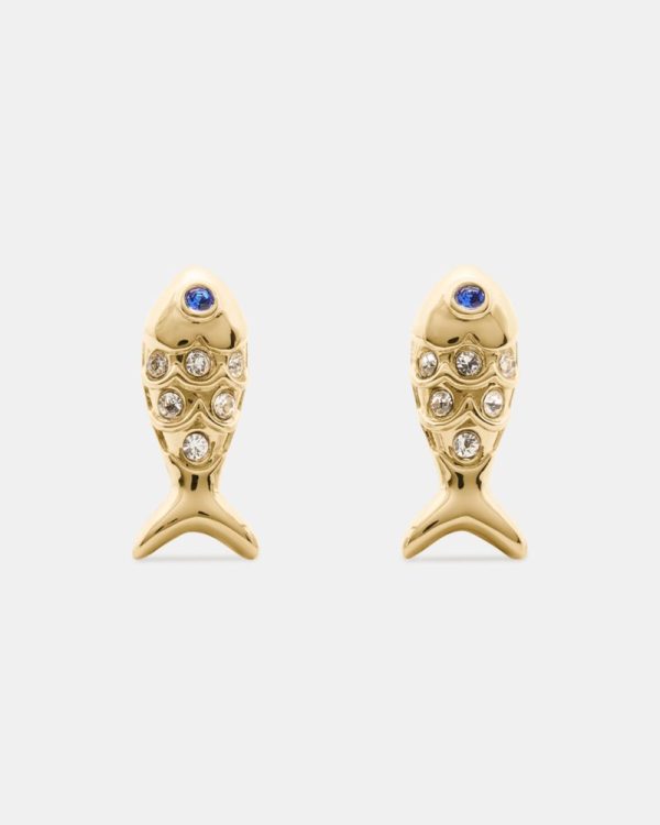 Kate Spade Outlet Summer Daze Fish Studs - Preorder