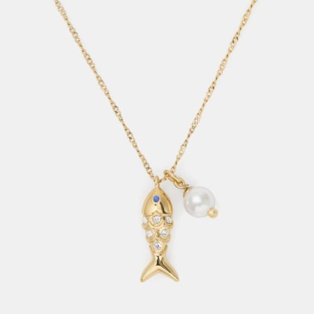 Kate Spade Outlet Summer Daze Fish Pendent - Preorder — Clear Multi