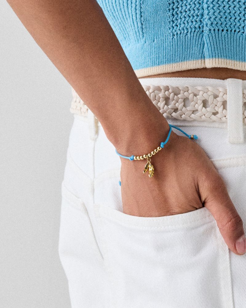 Kate Spade Outlet Summer Daze Banana Cord Bracelet - Preorder