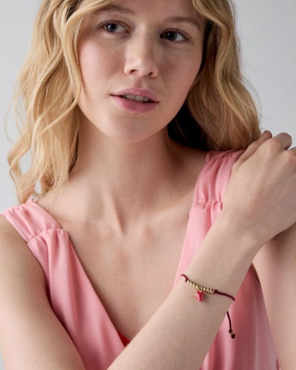 Kate Spade Outlet Summer Daze Strawberry Cord Bracelet - Preorder