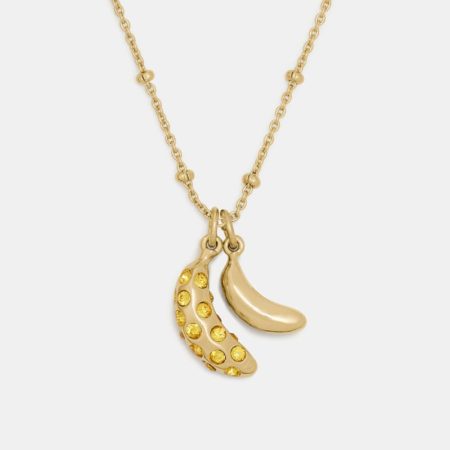 Kate Spade Outlet Summer Daze Banana Pendant - Preorder — Light Topaz