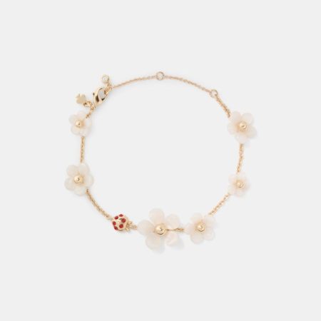 Kate Spade Outlet Summer Daze Flower Scatter Bracelet - Preorder — White