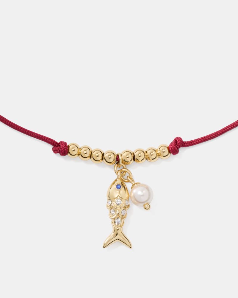 Kate Spade Outlet Summer Daze Fish Cord Bracelet - Preorder